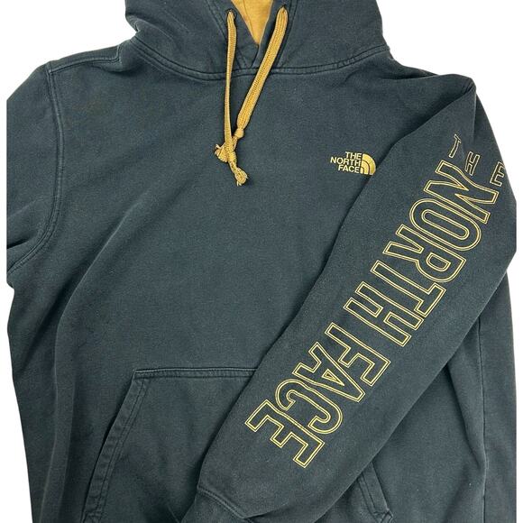 The North Face Black Hoodie – Gold Trim‎ & Logo, Men's Medium - Picture 1 of 8